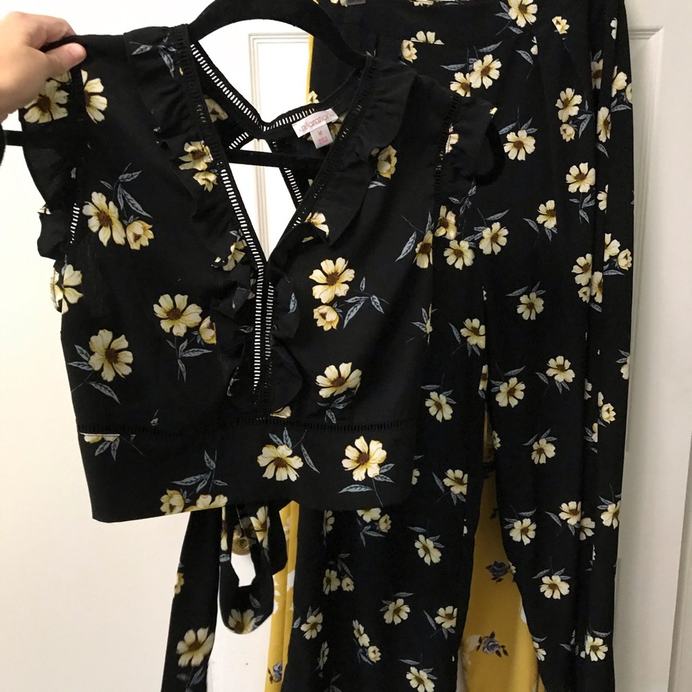 Black matching set. Size medium. Worn 1x